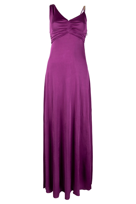 EMILIA LONG DRESS VIOLET FLOWER 3