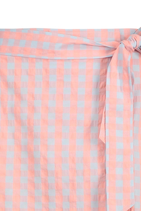 ENIDE CHECK SKIRT SUMMER PINK CHECK 3