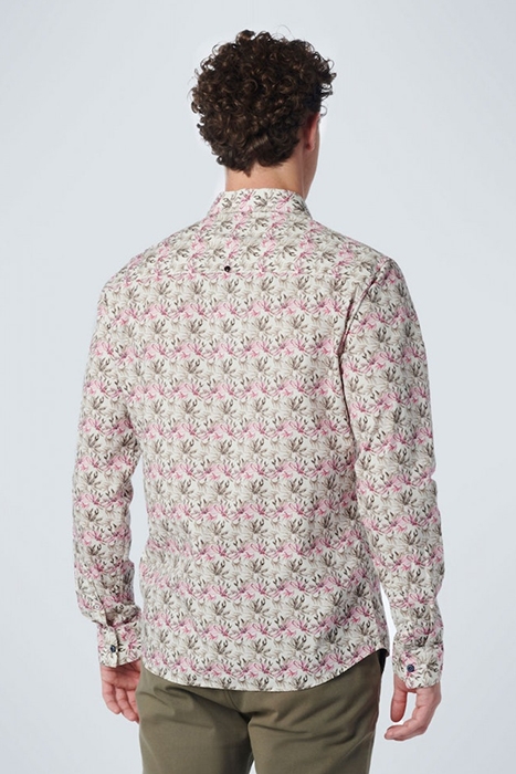SHIRT STRETCH ALLOVER PRINTED MAUVE 2
