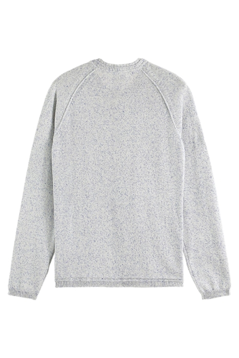 STRUCTURED MELANGE PULLOVER RIVIERA BLUE MELANGE 2