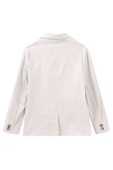 BOYS' BEIGE STRIPED SUIT JACKET 3