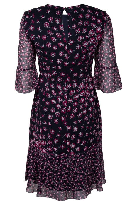 ROSETTE MIDI DRESS SLOANE BLUE 2