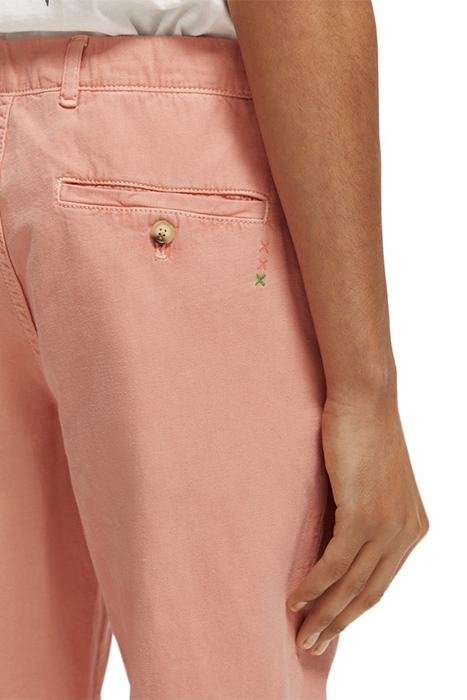 THE DRIFT- GARMENT-DYED COTTON LINEN JOGGER FLAMINGO 8