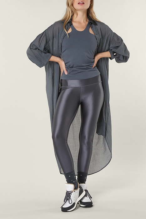 SHINY YOGA LEGGINGS FADED BLUE 1