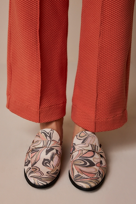 CANVAS PRINTED LOAFER ROSE QUARTZ 2