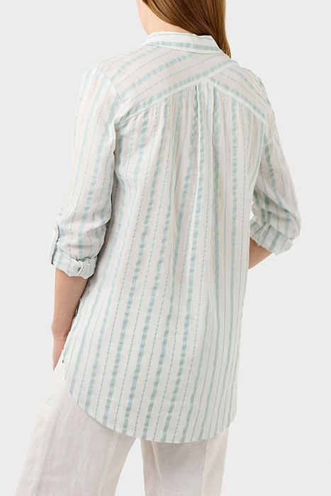 LONG STRIPED BLOUSE ICE MELT 2