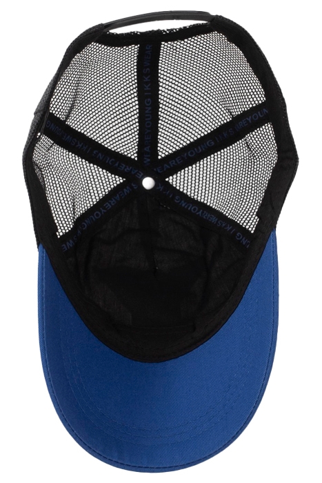 BOYS’ BLUE, WHITE, BLACK EMBROIDERED CAP 4