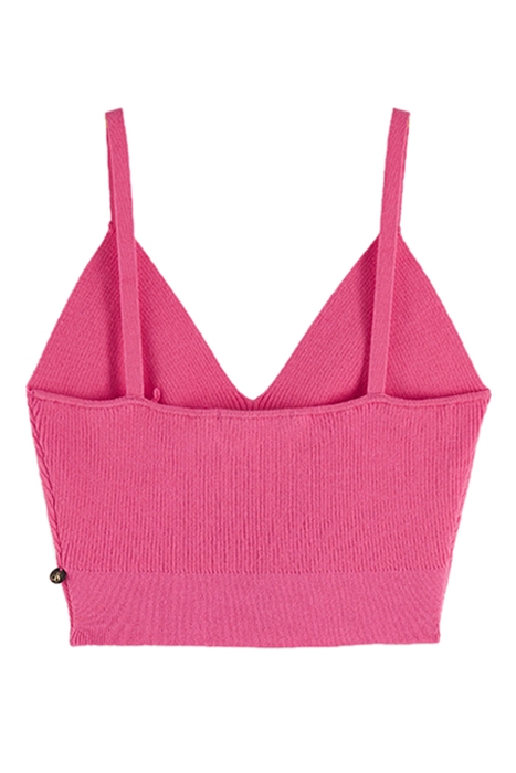 KNITTED BRA TOP PINK PUNCH 2