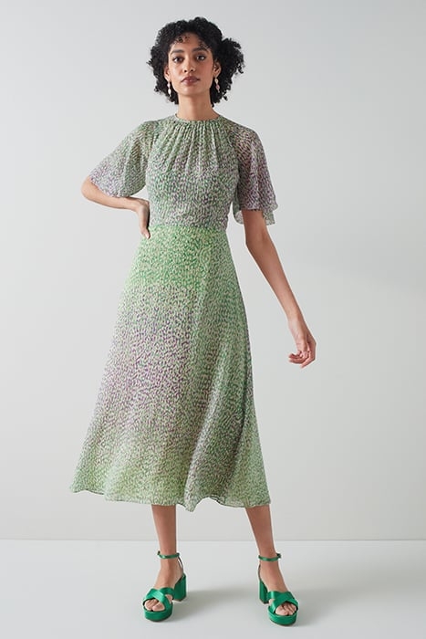 ELOWEN MIDI DRESS PURPLE 2