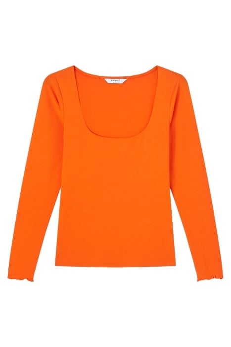 MAY LONG-SLEEVED TOP ORANGE 4