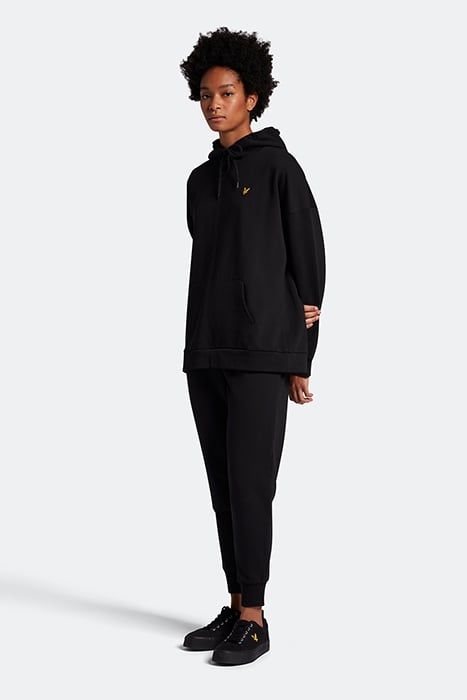 OVERSIZED HOODIE JET BLACK 3