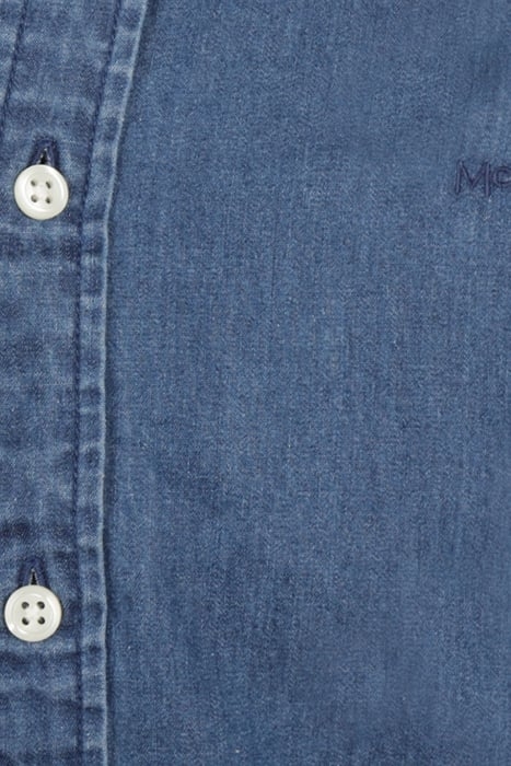 CHAMBRAY SHIRT MEDIUM BLUE 5