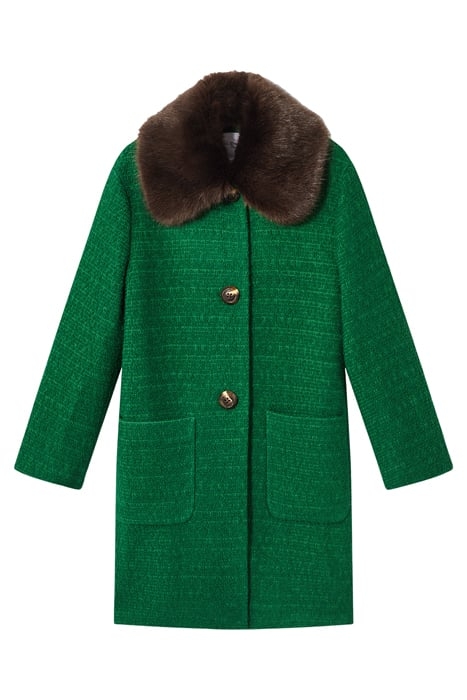 ASTER SINGLE BREASTED COAT GREEN 4