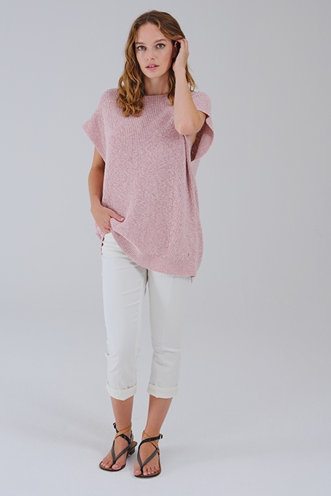 SKINNY HOGE TAILLE BROEK MET NAAD AAN DE VOORKANT CLOUD DANC 4