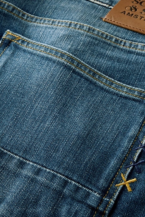 ESSENTIALS SKIM IN ORGANIC COTTON — CLASSIC BLUE 3