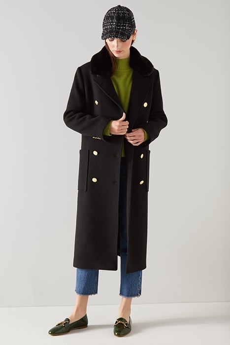 CRAWFORD DOUBLE BREASTED COAT BLACK 4