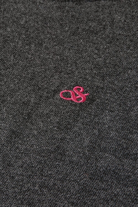 ESSENTIALS ECOVERO VISCOSE MELANGE CREWNECK PULLOVER GRAPHIT 3