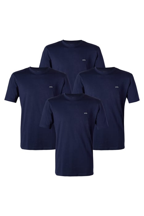 PREMIUM T-SHIRT 4-PACK NAVY 2