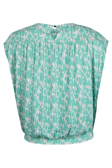 TOP TWO TONE PRINT ON VISCOSE EA SOFT EMERALD 2