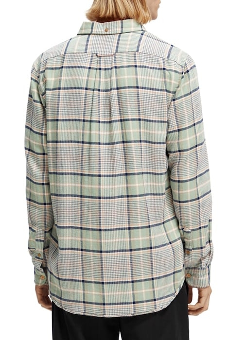 REGULAR-FIT CHECKED FLANNEL SHIRT COMBO B 4