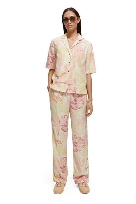 CAMP SHIRT WITH PRINT VONDELFIELD BLOSSOM 5