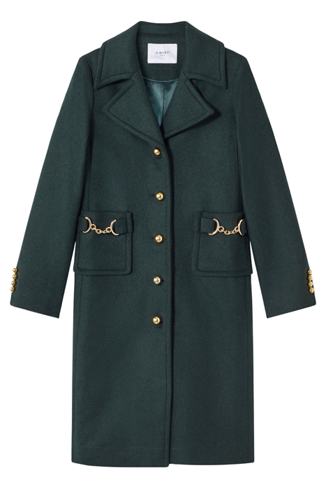 SPENCER SINGLE BREASTED COAT FOREST 3