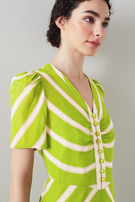 HOLZER MIDI DRESS LIME 6