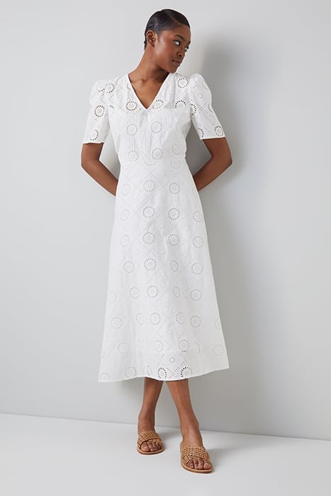 JANE MIDI DRESS WHITE 1