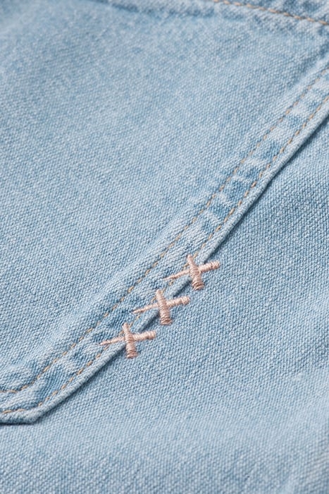 WORKED OUT DENIM JUMPSUIT - FREE THINKER 3