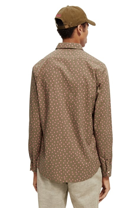 SLIM-FIT ALLOVER PRINTED POPLIN SHIRT COMBO C 4