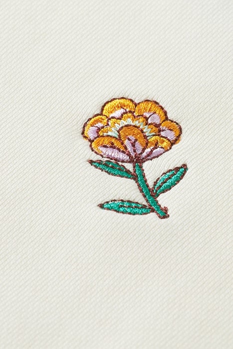 ALL-OVER EMBROIDERED REGULAR-FIT SWEATSHIRT VANILLA ICE 3