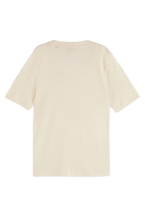 SOFT V-NECK T-SHIRT ARCTIC WHITE 2