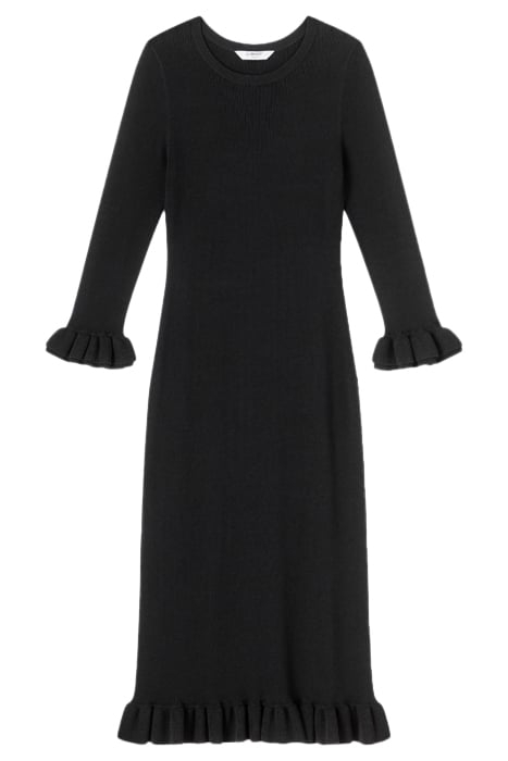 RACHEL MIDI DRESS BLACK 4