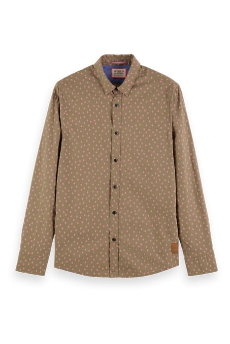 SLIM-FIT ALLOVER PRINTED POPLIN SHIRT COMBO C 1