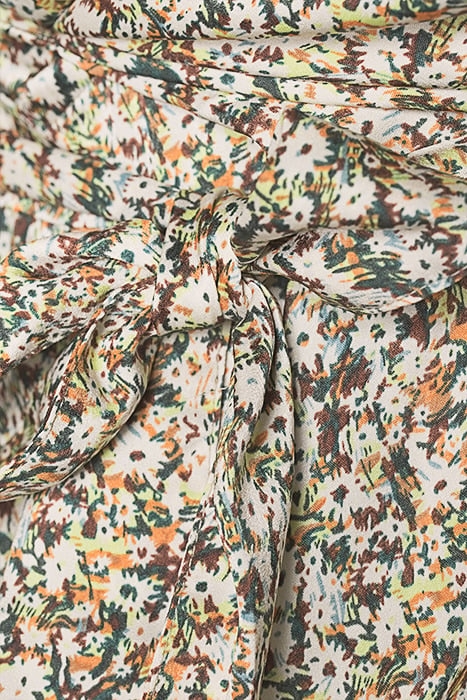 WRAP DRESS PRINTED POLYESTER MULTICOLOUR 6