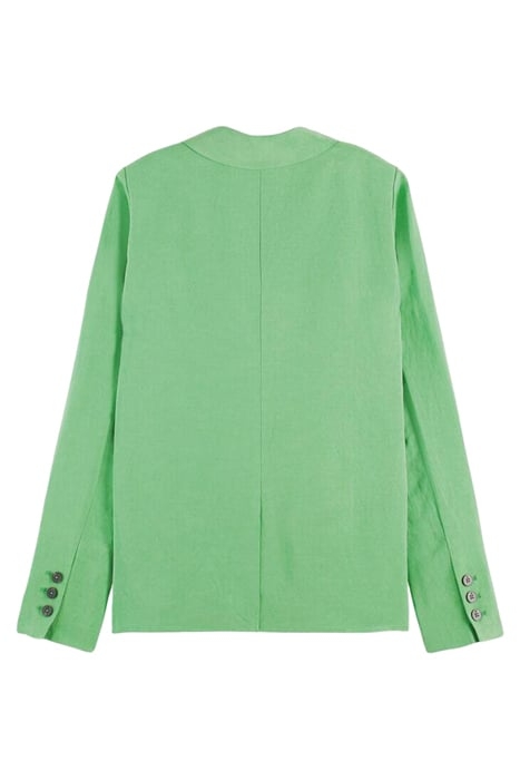 SUMMER DOUBLE BREASTED EVENT BLAZER BRIGHT PARAKEET 2