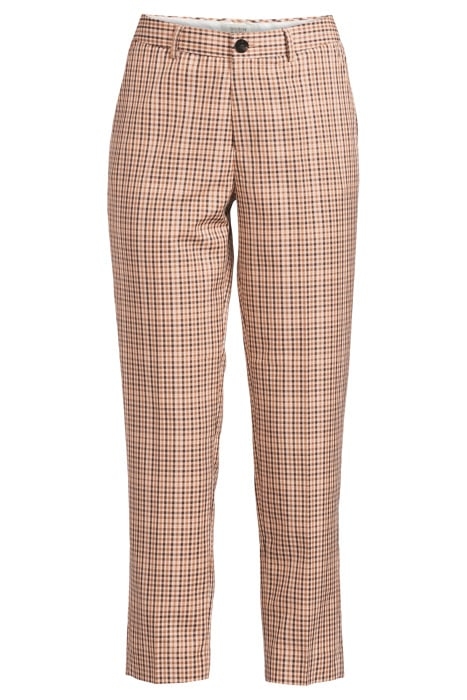 LOWRY - MID RISE SLIM TROUSERS IN YARN DYE CHECK COMBO X 1