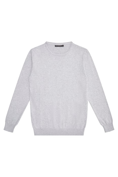 COTTON CREW LGT.GREY MEL 1