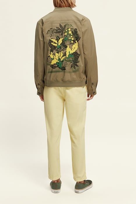 LIGHTWEIGHT POPLIN BOMBER KHAKI 4