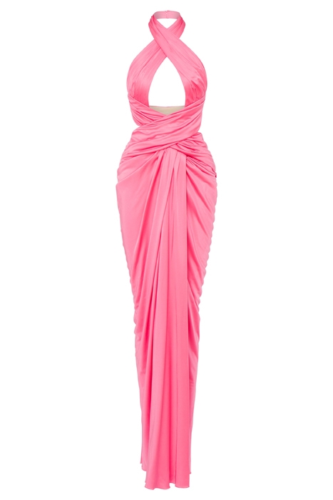 ORGANZA DRESS WITH CUT-OUT PINK 3