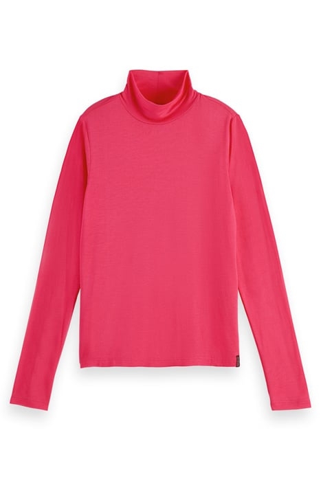 TURTLE-NECK LONG SLEEVED TOP COSMIC PINK 1