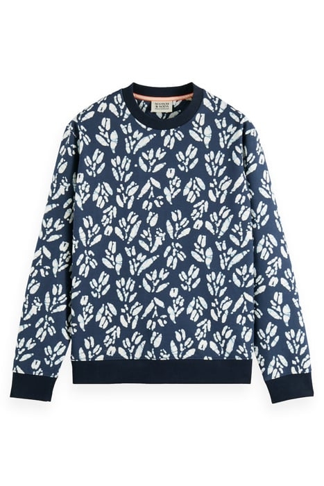 PRINTED CREWNECK FELPA SWEATSHIRT IN ORGANIC COTTON COMBO F 1