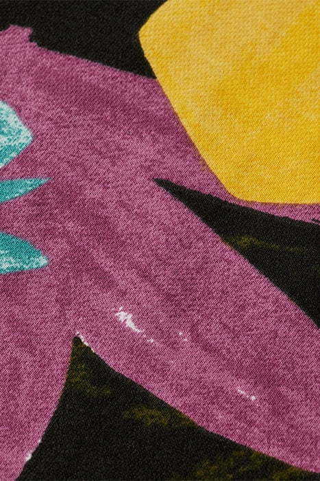 PRINTED CREWNECK FELPA SWEATSHIRT IN ORGANIC COTTON COMBO A 6