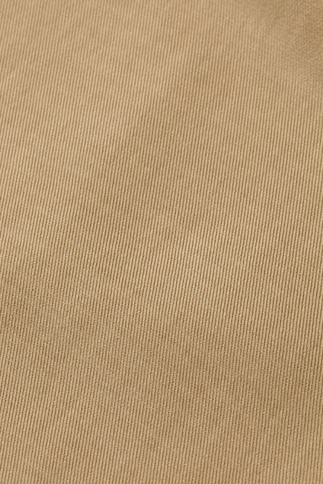 LOW-RISE WIDE LEG TROUSERS KHAKI 3