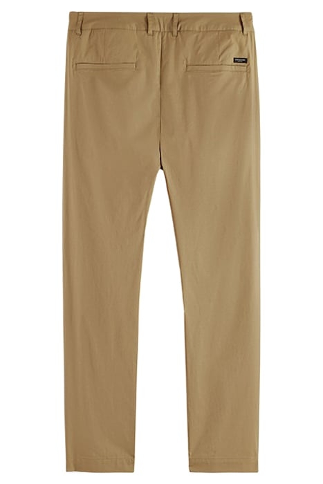 BLAKE- LIGHTWEIGHT POPLIN PLEATED CHINO KHAKI 2
