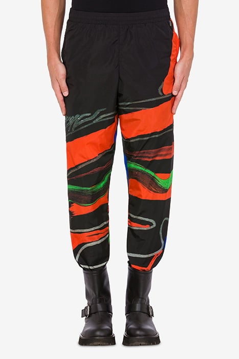 TONY VIRAMONTES ARCHIVE NYLON TROUSERS BLACK 1