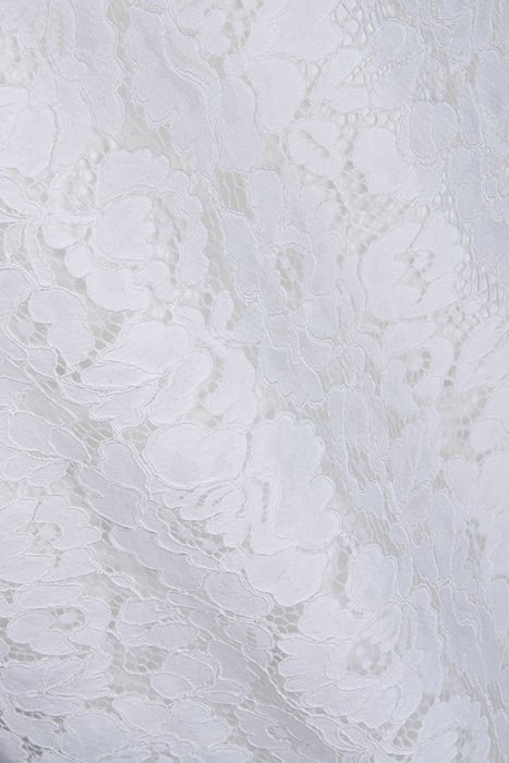 LACE SHIFT DRESS MIDI SNOW WHITE 3