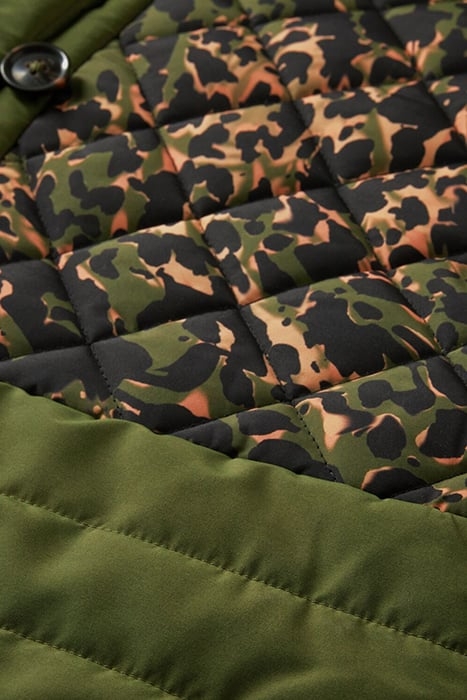 QUILTED PARKA IN PRINT MIX WITH REPREVE® FILLING LEOCAMO DAR 3