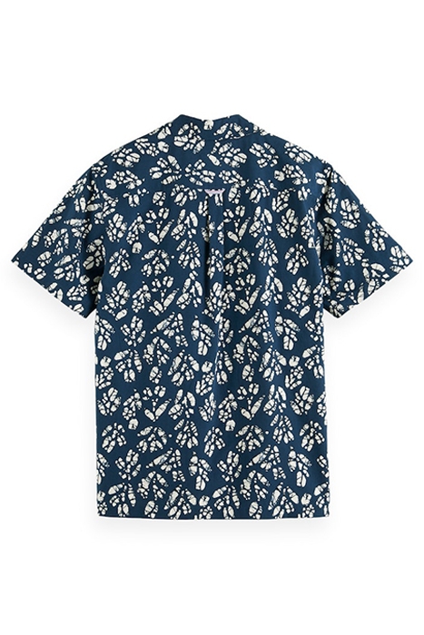 ALLOVER PRINTED SHORT-SLEEVED CAMP SHIRT COMBO D 7