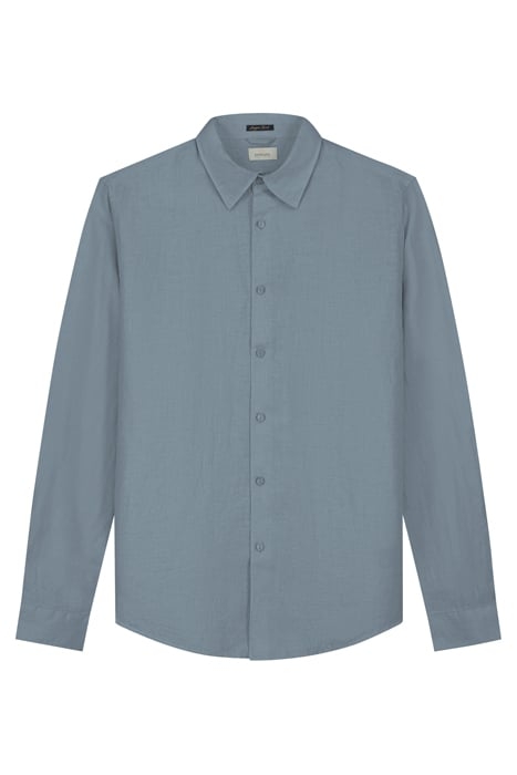 BASIC SHIRT LINEN STORMY SEA 3